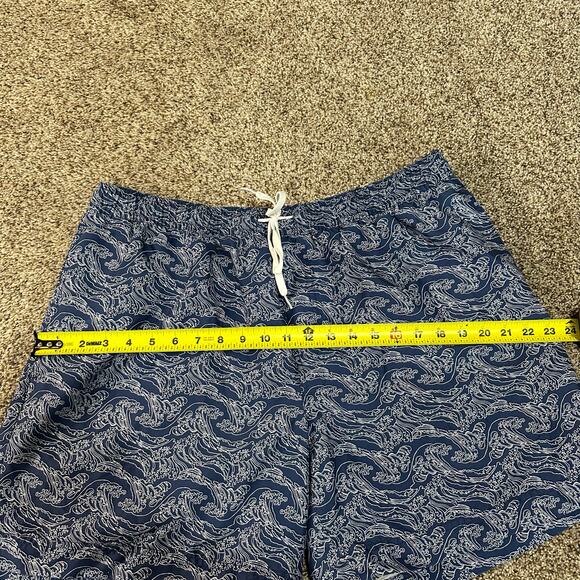 1901 Men's Blue Estate White Waves Swim Shorts Size XL - Picture 6 of 9